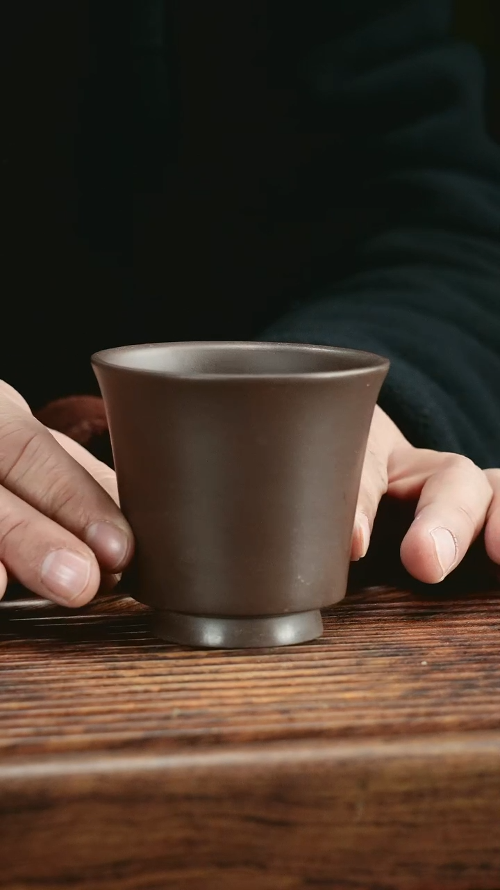 【闪购商品】紫砂茶杯紫泥玉兰杯