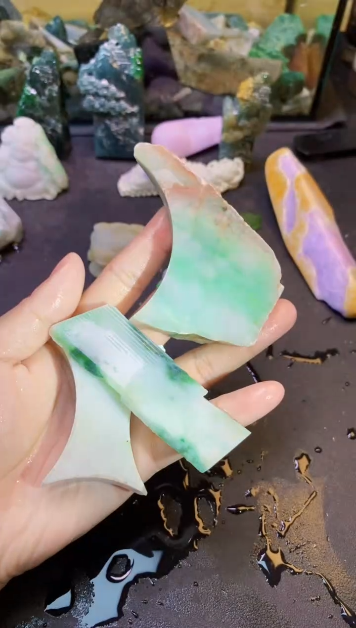 未镶嵌挂件翡翠天然翡翠002
