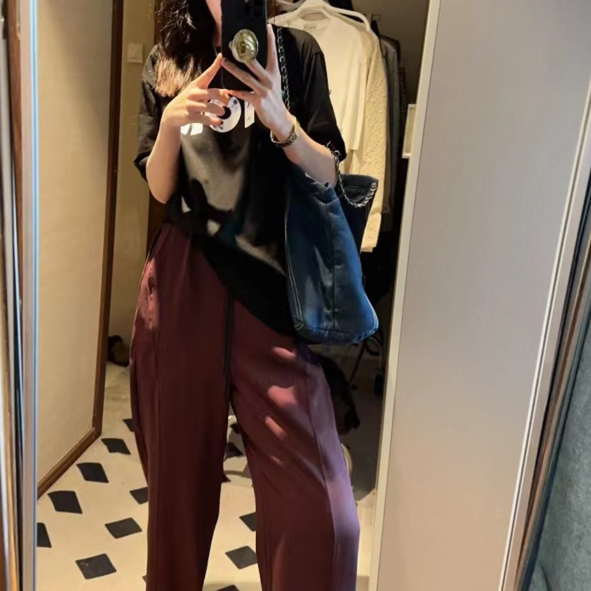 99新 DIOR/迪奥 【辛河奢品】迪奥黑色短袖xs码170/90A