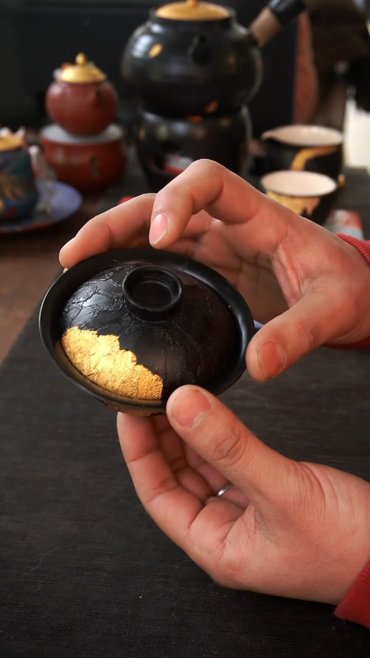 【闪购商品】其他029大漆金箔小康茶器小康茶器