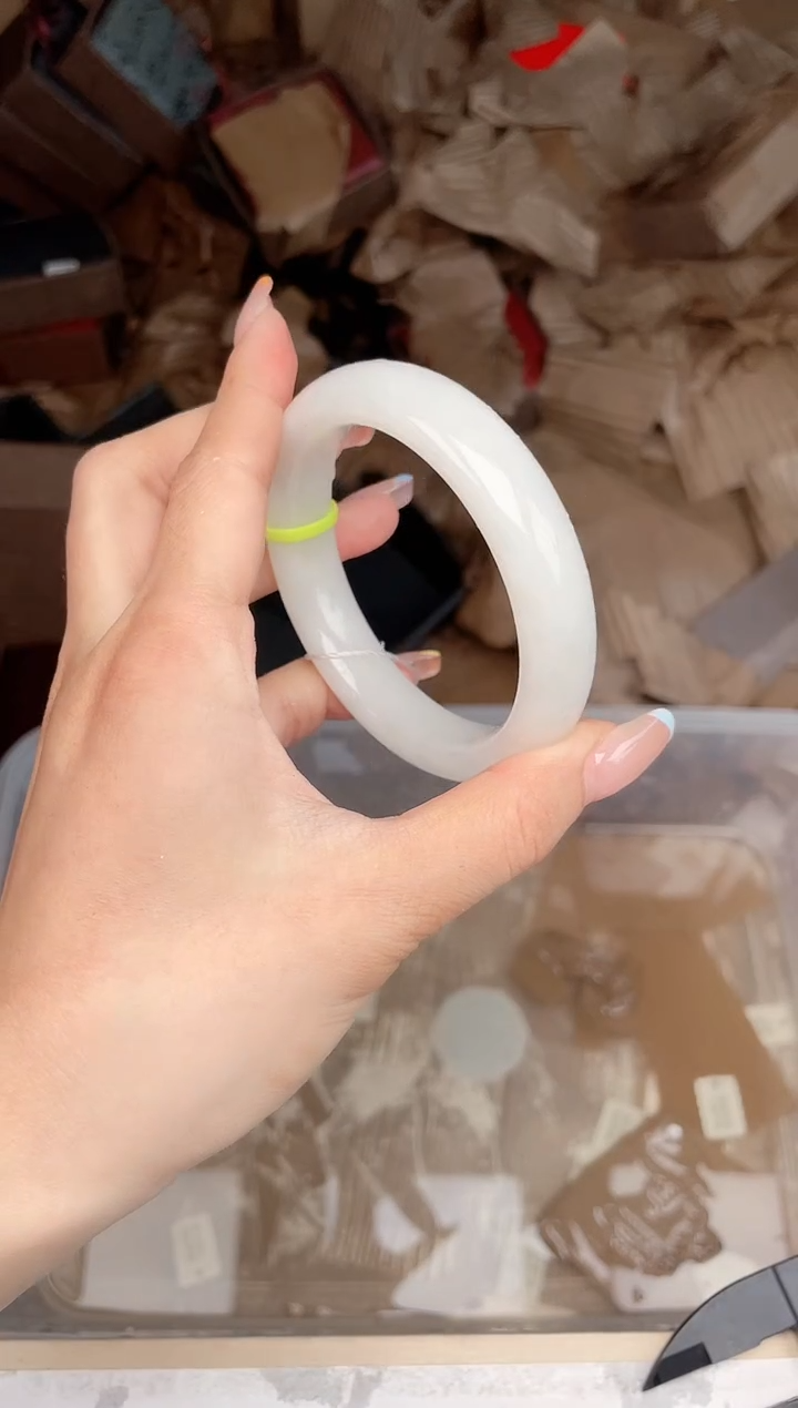 和田玉手镯未镶嵌A79-58.8