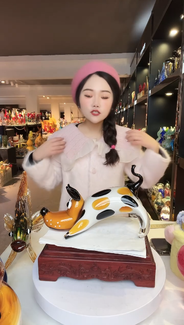 【闪购商品】茶盏琉璃摆件家居摆件