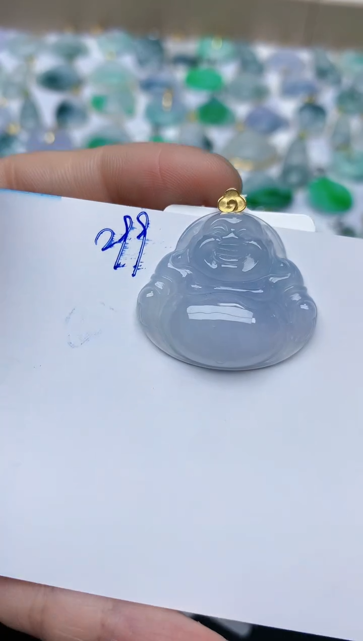 【闪购商品】翡翠颈饰18K金镶嵌天然翡翠A货    299
