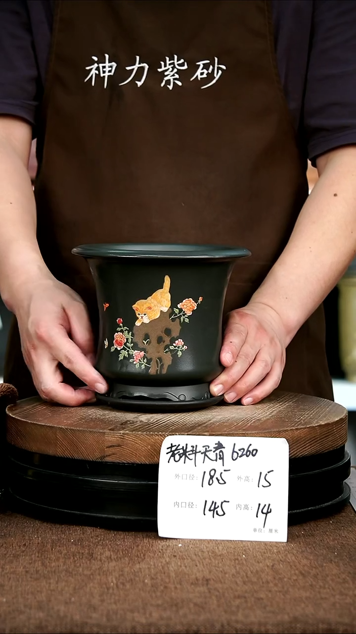 紫砂花盆花卉园艺6260+Z