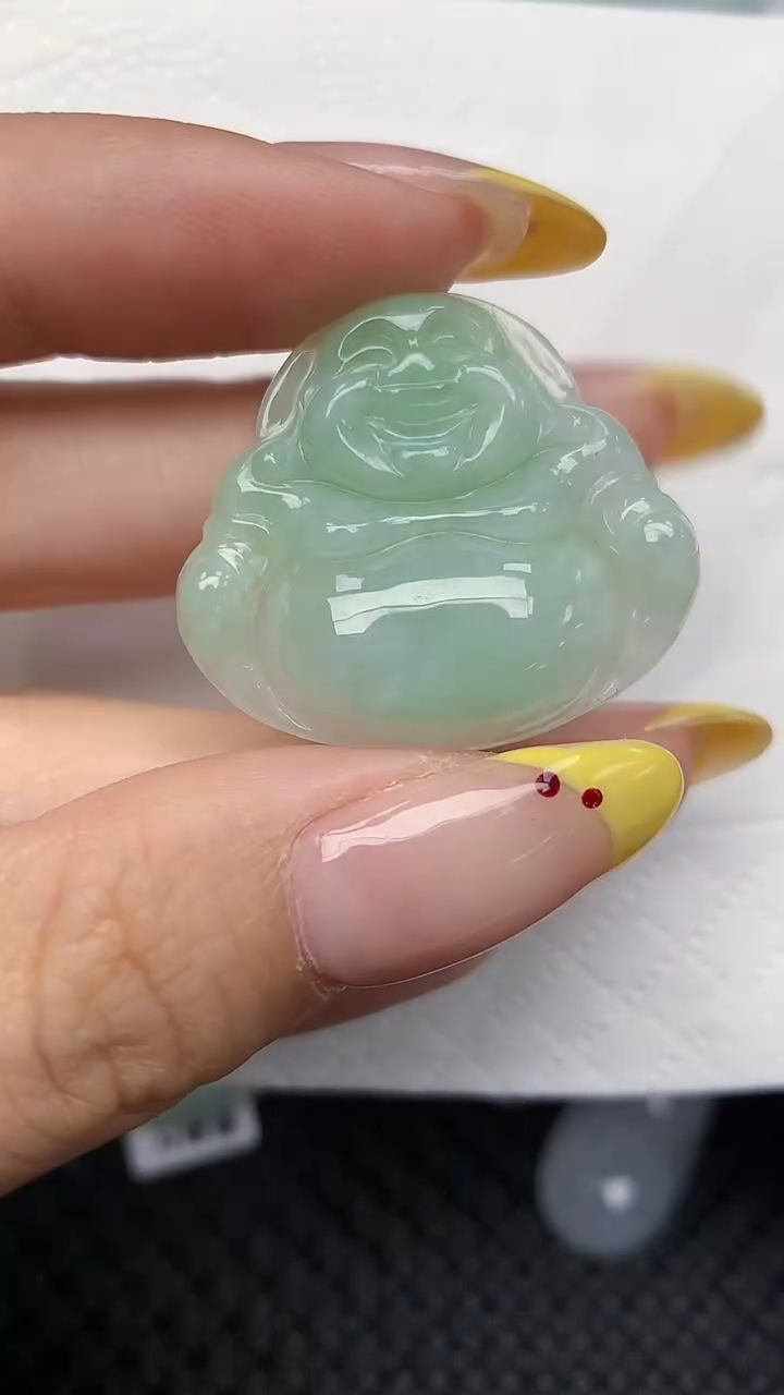 翡翠未镶嵌项链天然翡翠A货