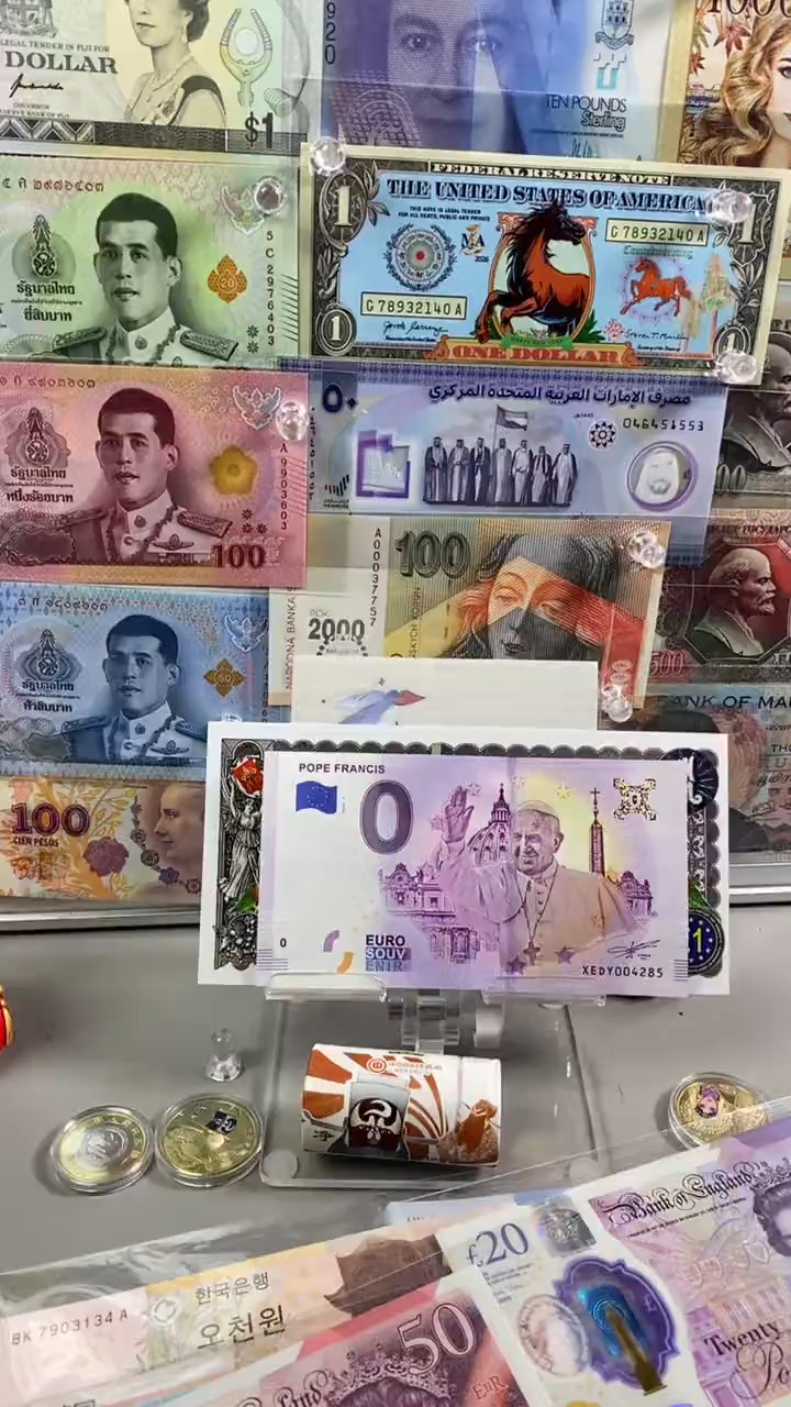 纸币欧0元2018年梵蒂冈教皇