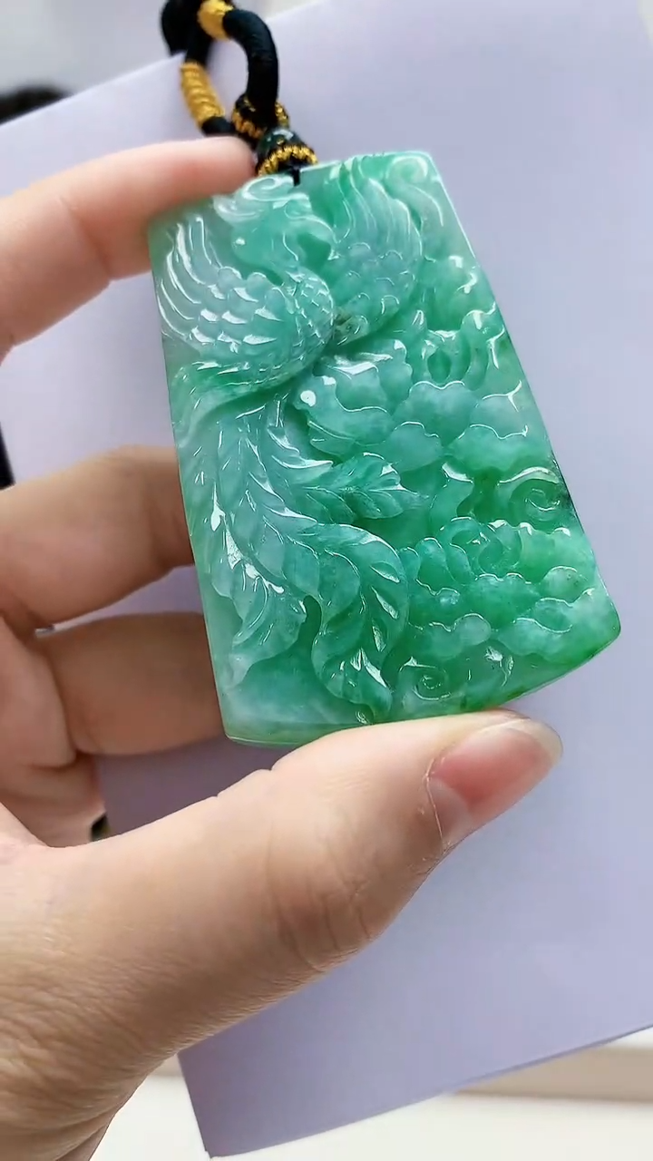 未镶嵌定制翡翠5060lr-毛货挂件42