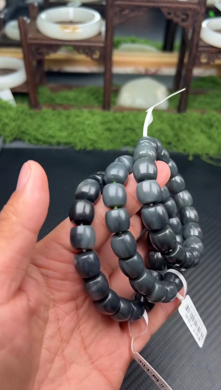 未镶嵌手串和田玉若羌微色差卡12多样性发货拍一发一