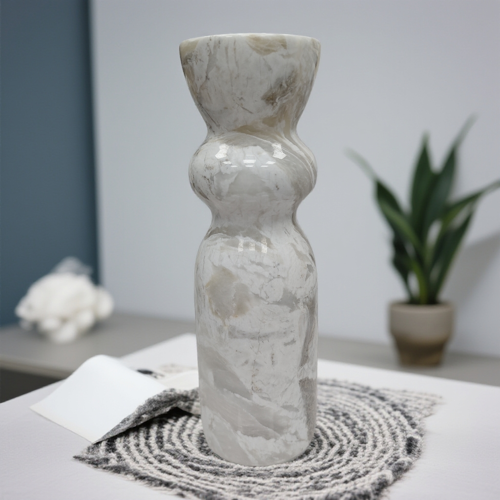 家居摆件工艺品新款艺术抽象花瓶扭曲复古插花装饰摆件北欧简约风