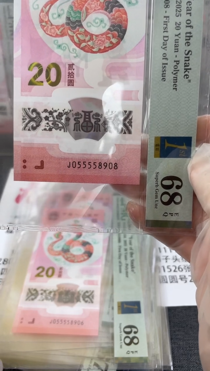 【闪购商品】塑料PMG蛇钞4个5头尾8908