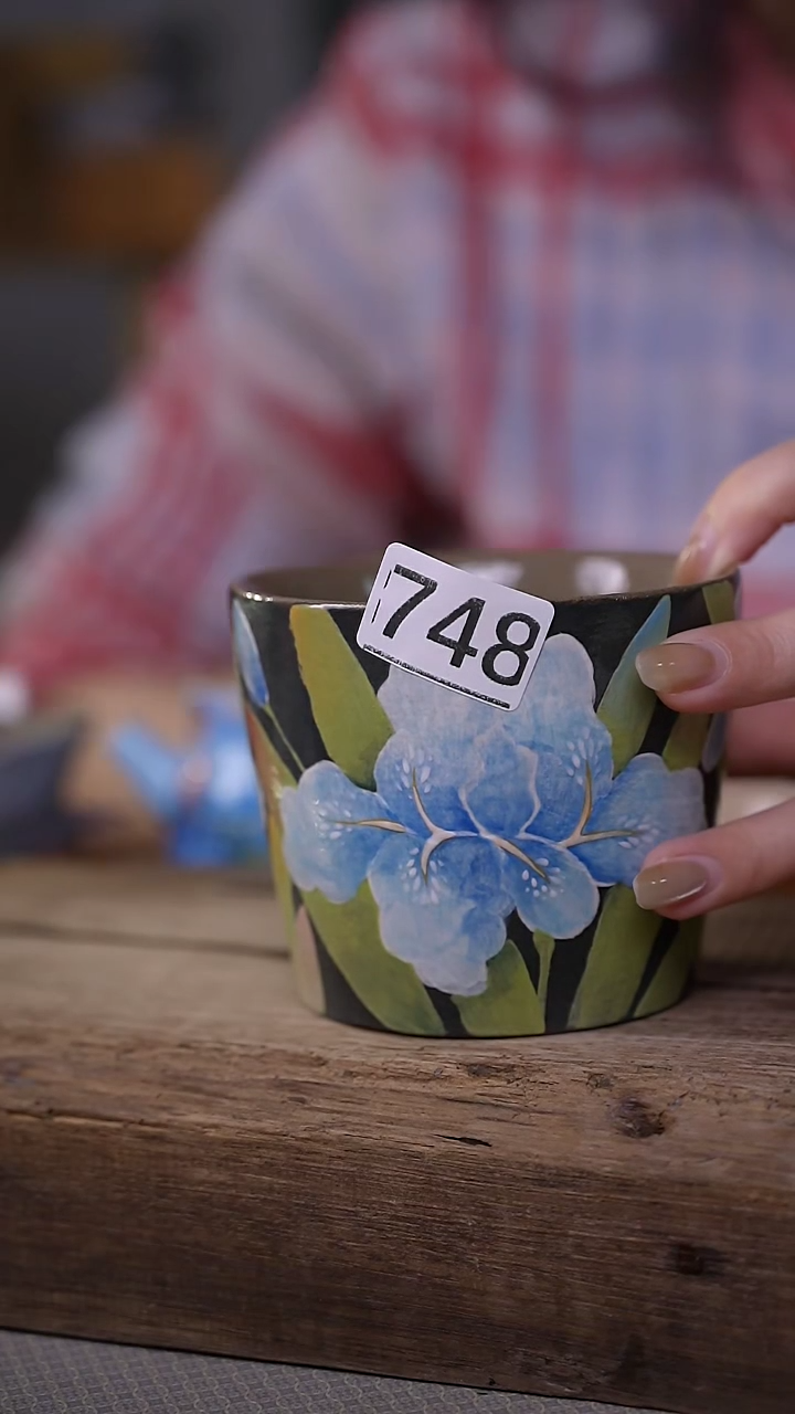 【闪购商品】瓷片油画风·彩绘·设计师石一款