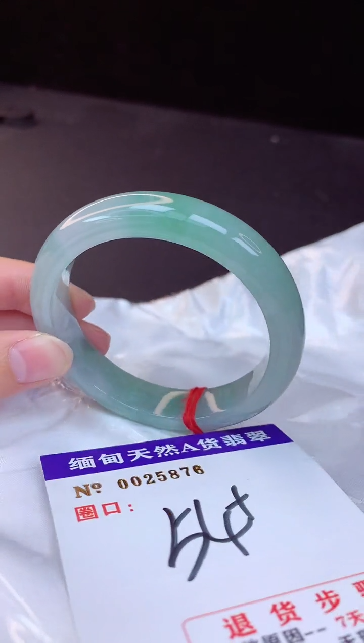 【闪购商品】翡翠手镯未镶嵌54+             