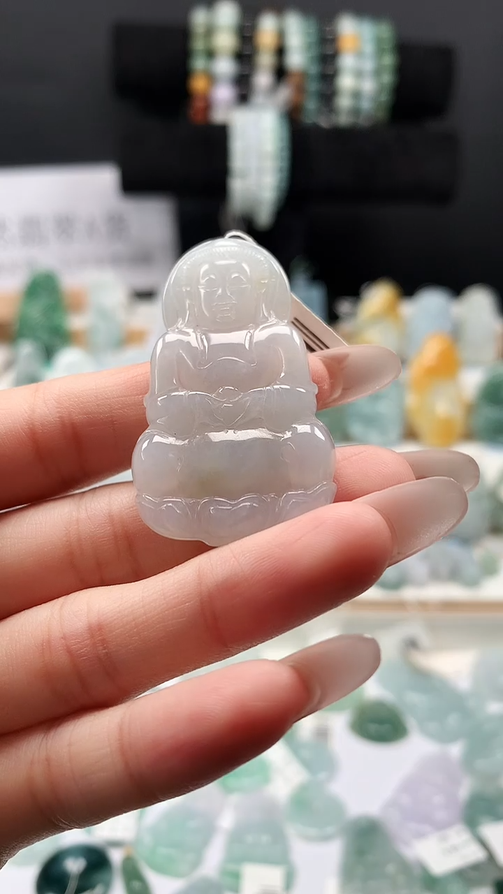 吊坠(不含链)未镶嵌翡翠吊坠4