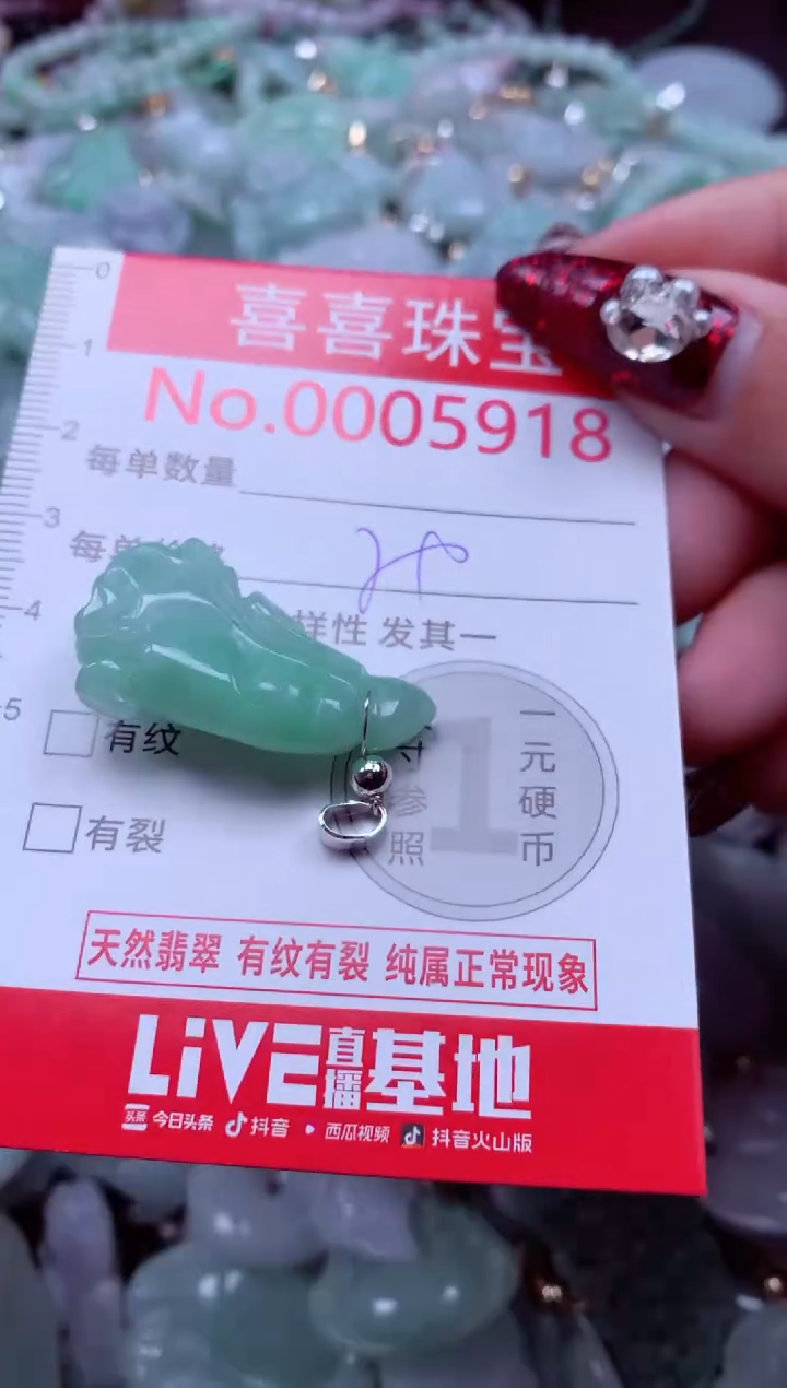 颈饰未镶嵌翡翠5918