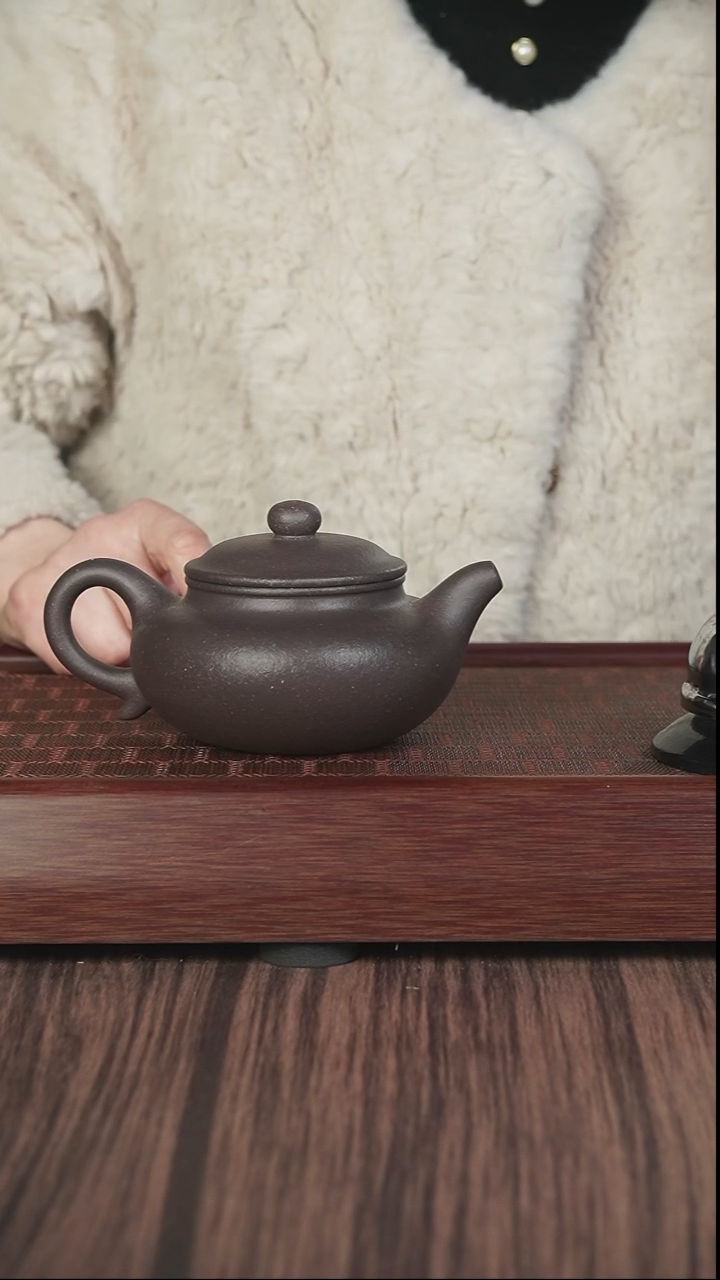 【闪购商品】紫砂茶壶thr  天青 仿古