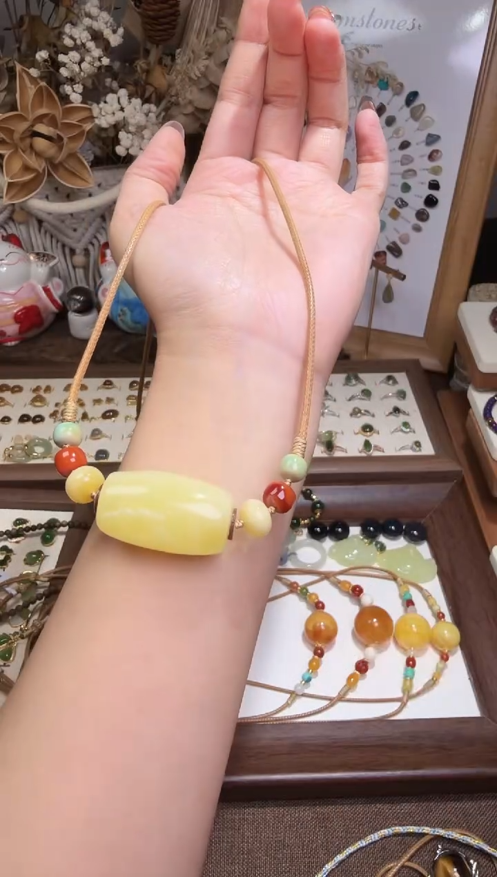 水晶摆件未镶嵌项链