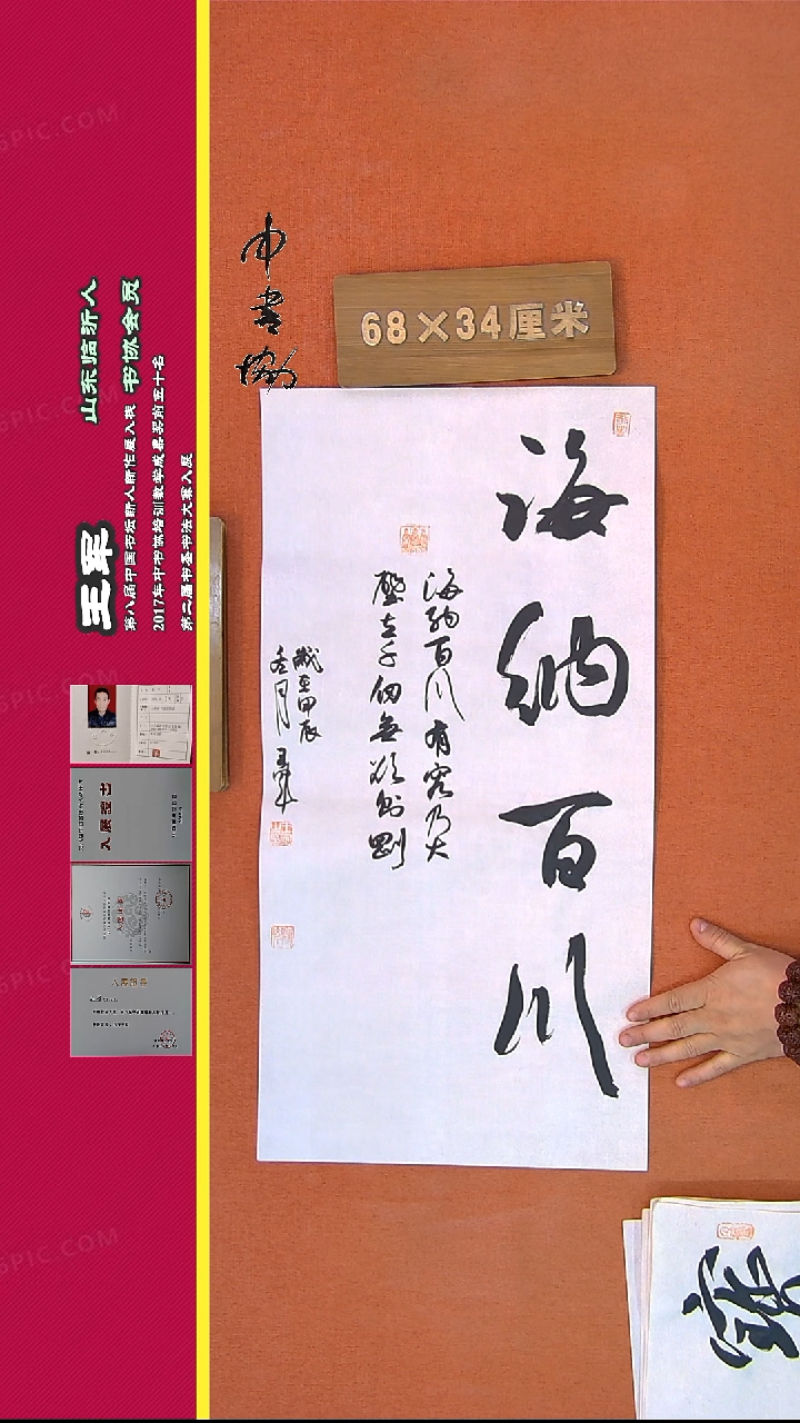 【闪购商品】书法419王军书法作品
