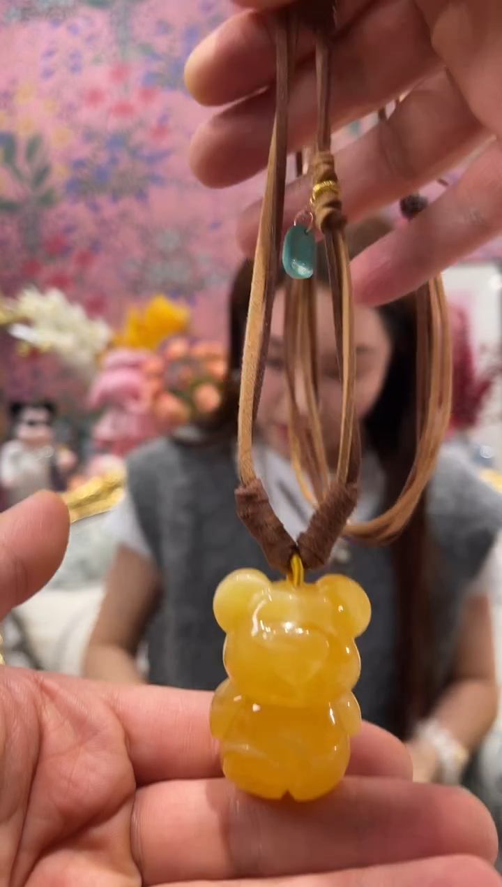 【闪购商品】蜜蜡裸石未镶嵌蜜蜡小熊