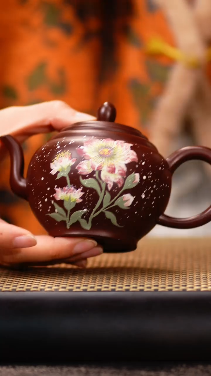 12小鱼紫泥雪景宫灯