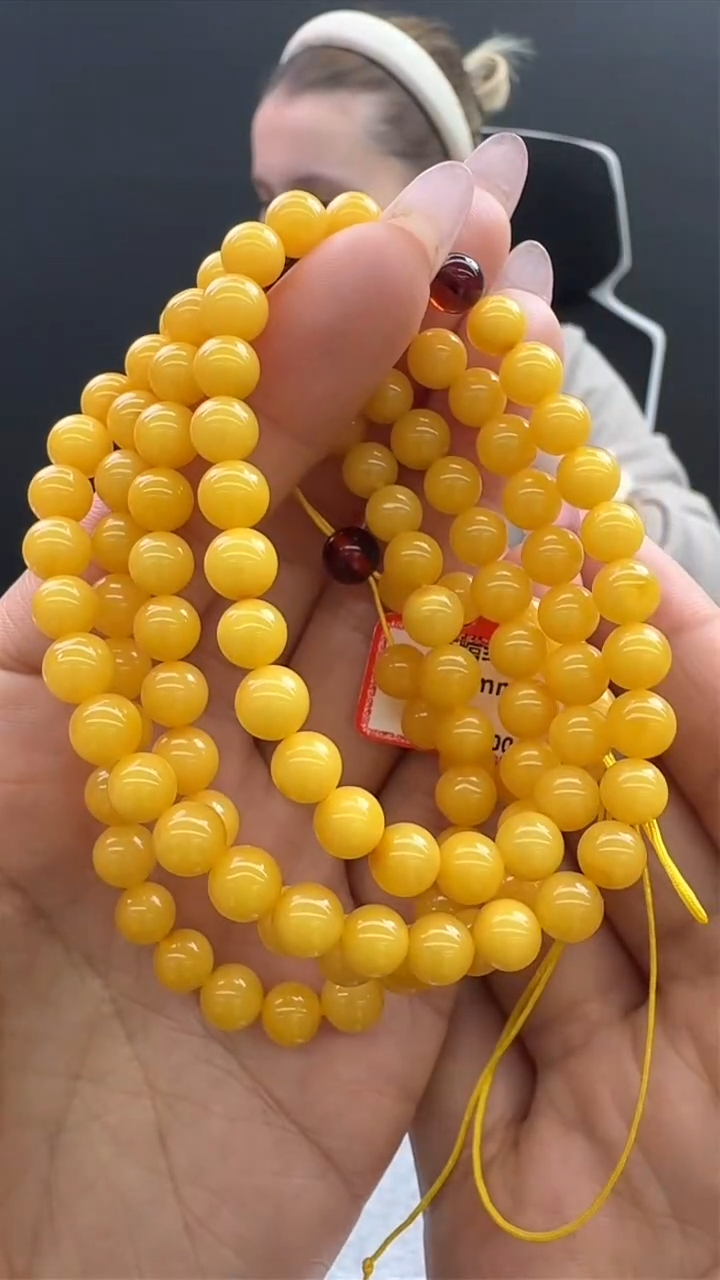 【闪购商品】琥珀颈饰未镶嵌423秒拍号