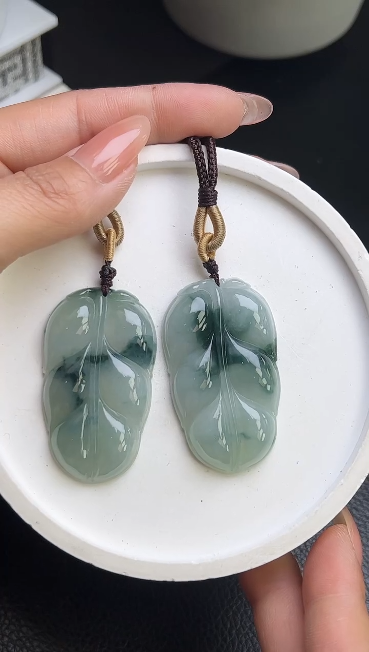 【闪购商品】翡翠颈饰未镶嵌K422-842 叶子多样性发一