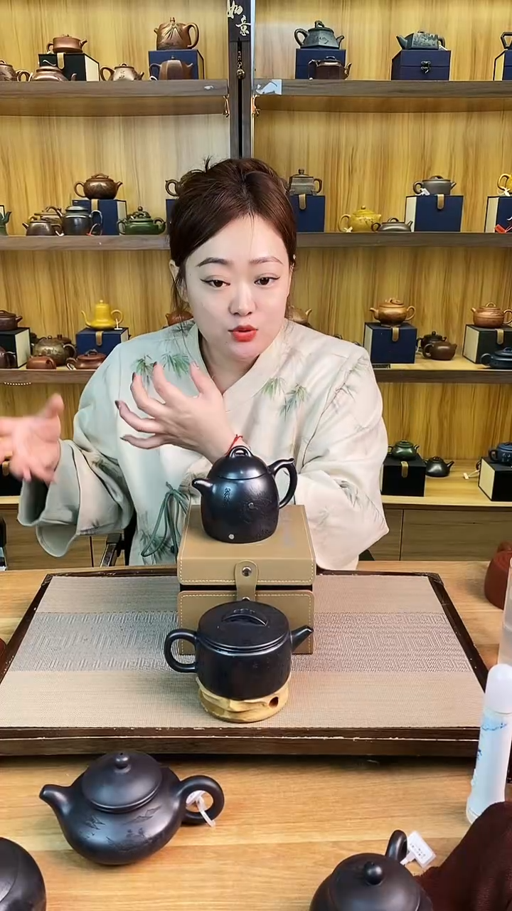 【闪购商品】紫砂茶壶宜兴原矿石黄游龙秦权紫砂壶【雪】