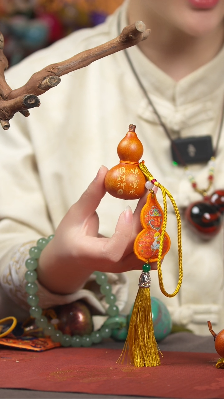 【闪购商品】971号葫芦摆件车挂手持