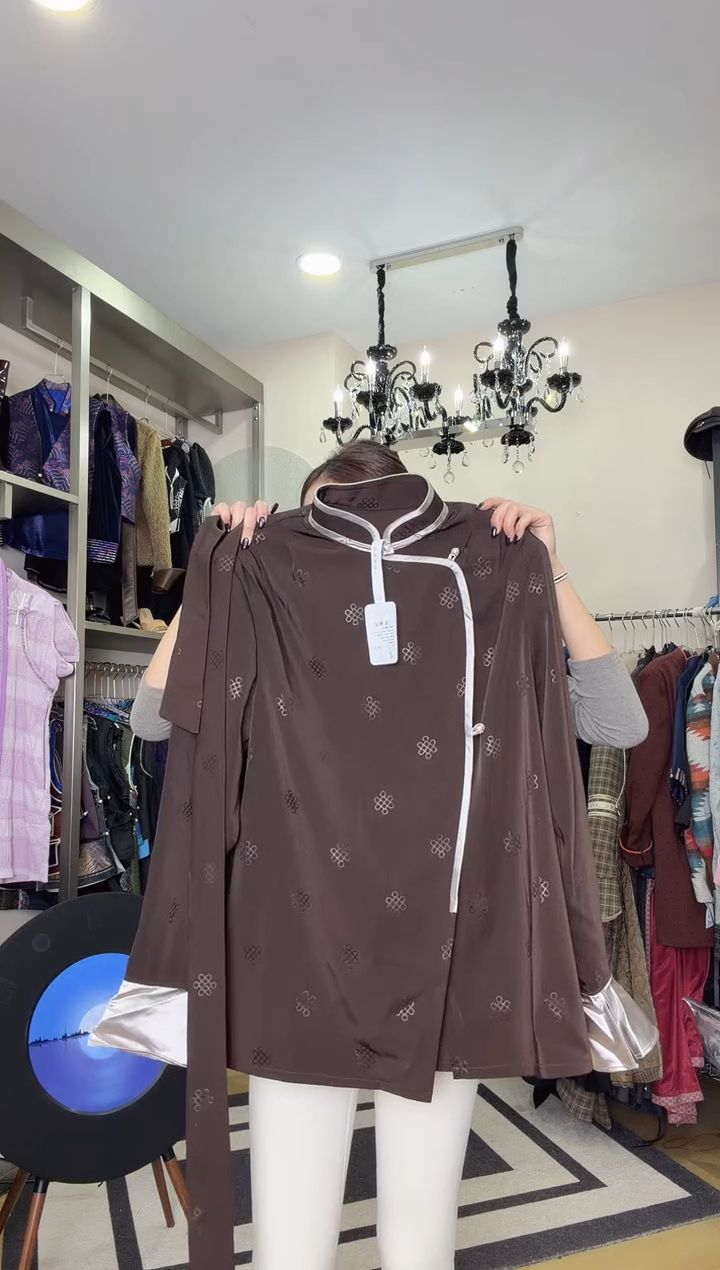 斜肩款【希贵蒙古袍】557号蒙古袍 130-160斤以下去穿