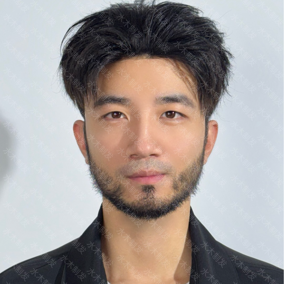 自然头套真人男士男生假发全真发推荐假发男士