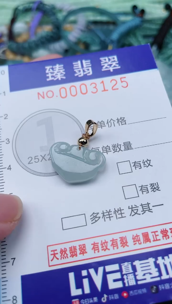 翡翠未镶嵌颈饰.0003125