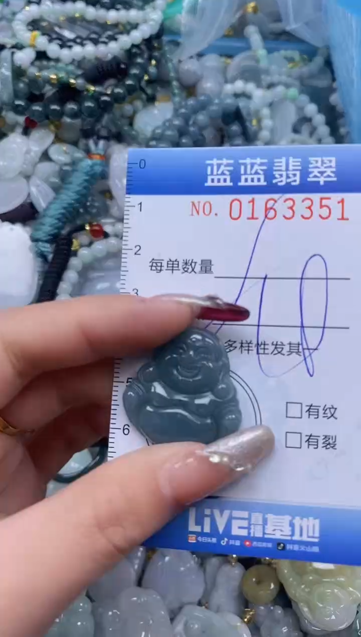 【闪购商品】翡翠颈饰未镶嵌闪购0163351多样性发其一