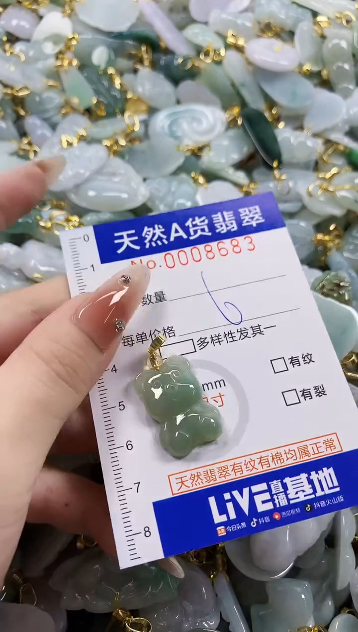 颈饰未镶嵌翡翠天然A货翡翠