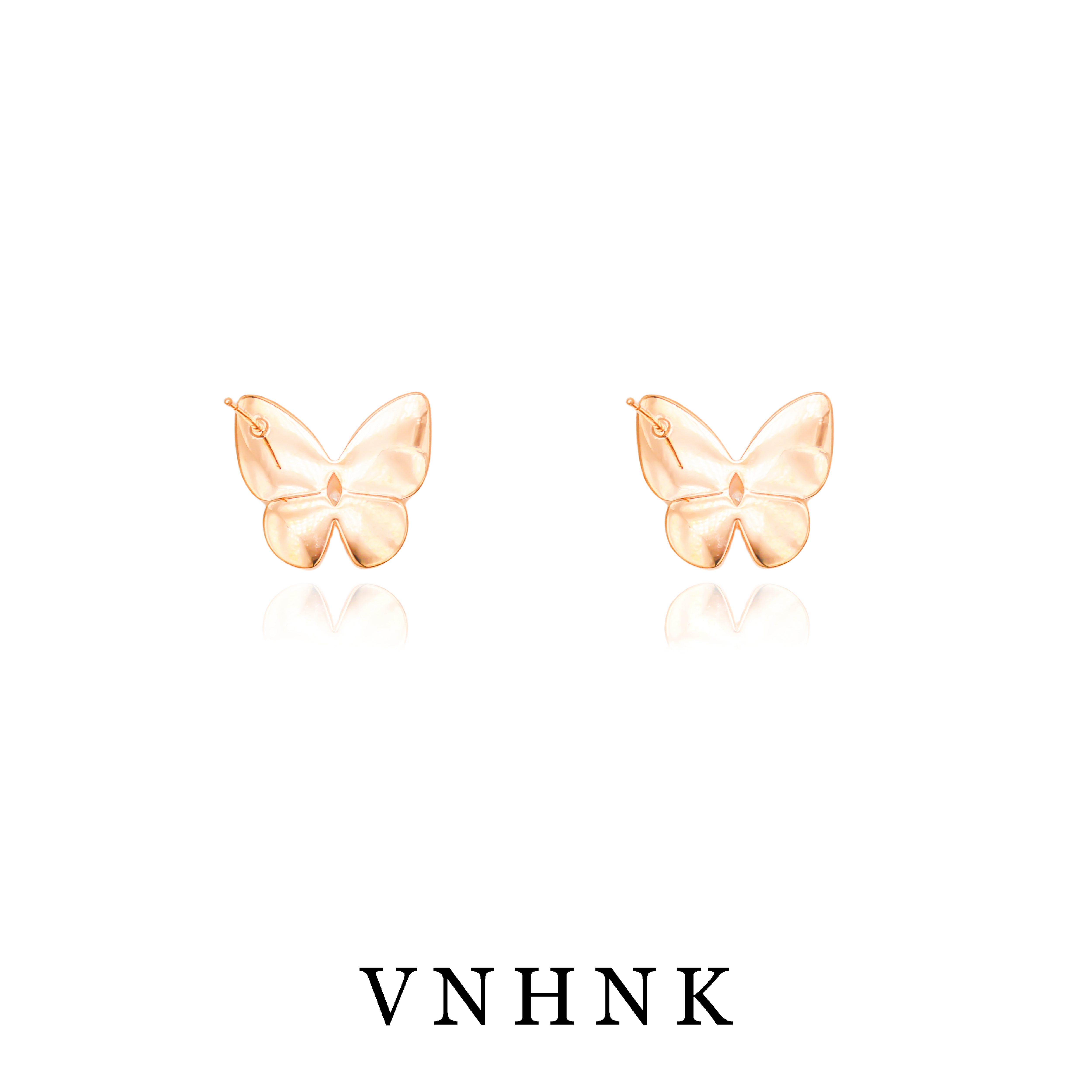 铜合金合成锆石耳饰 美可儿   M551   玫瑰色时尚气质耳环