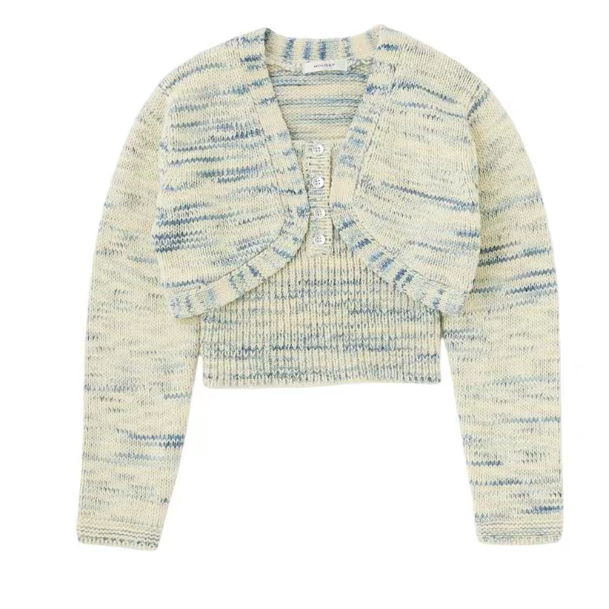 MOUSSY 甜美修身针织开衫长袖毛衣 女款-010GA270-6930