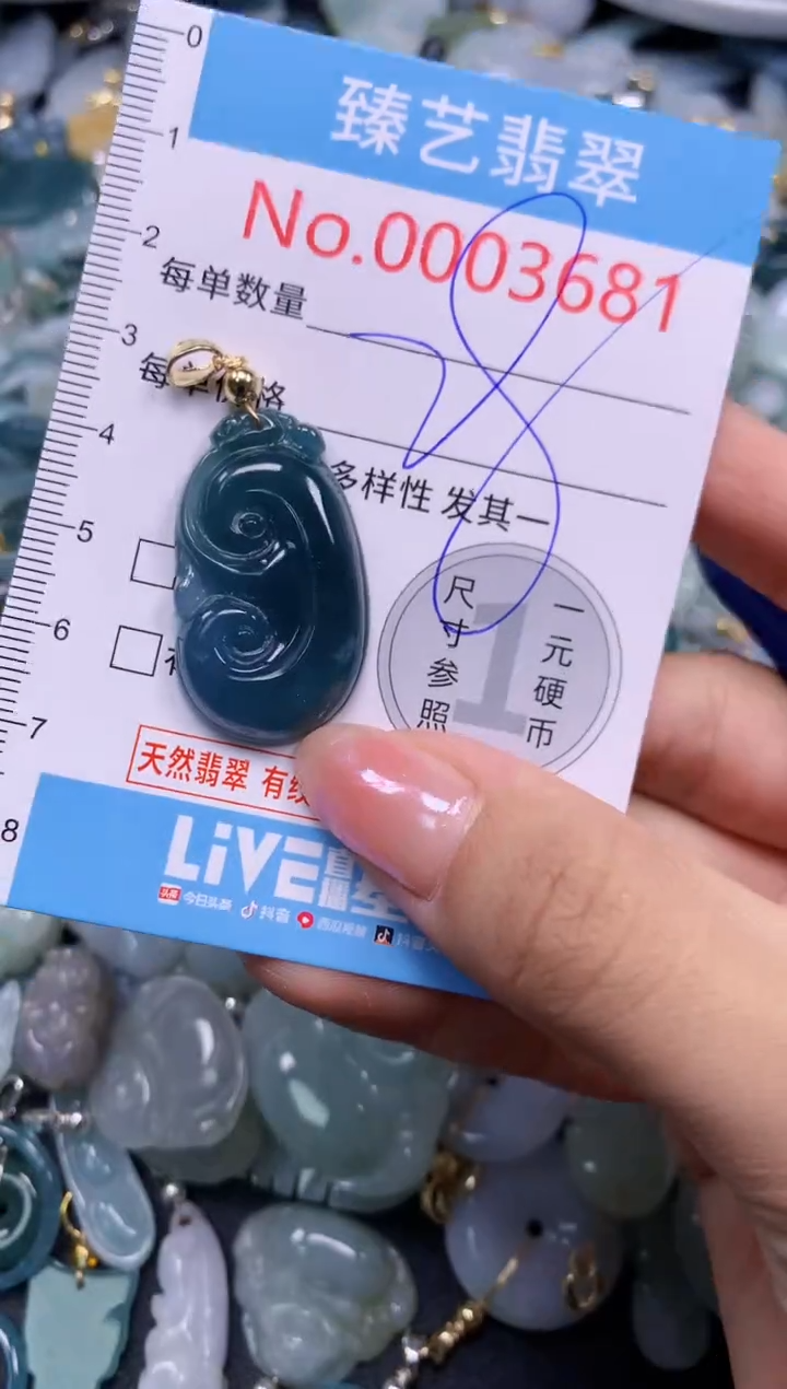 颈饰未镶嵌翡翠3681