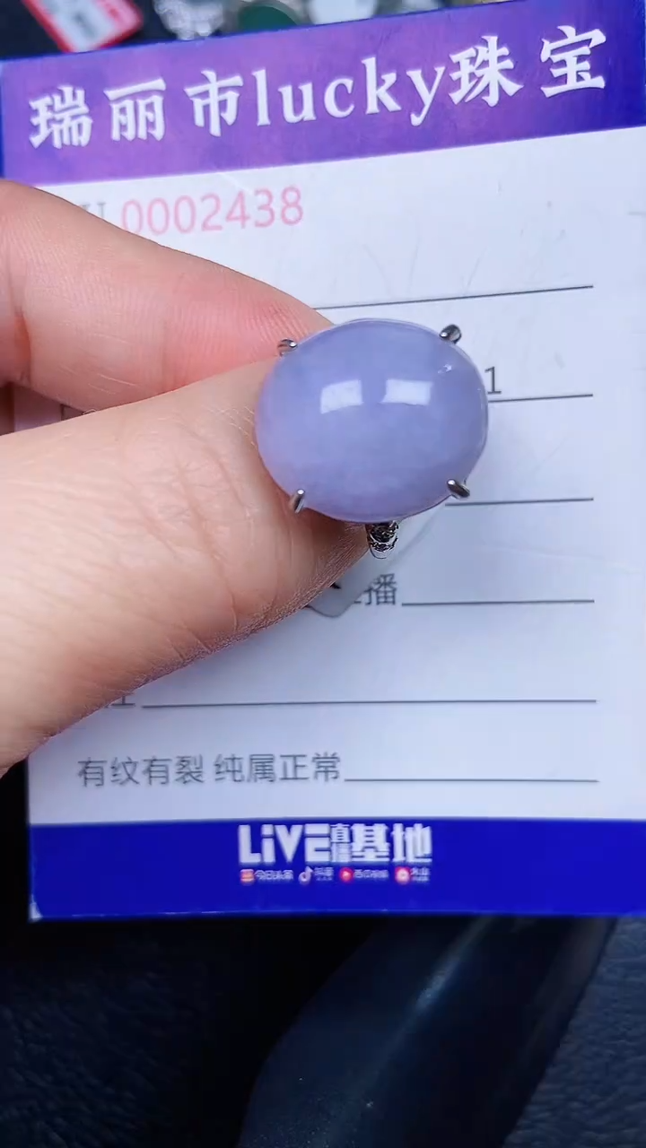 颈饰银S925镶嵌翡翠2438