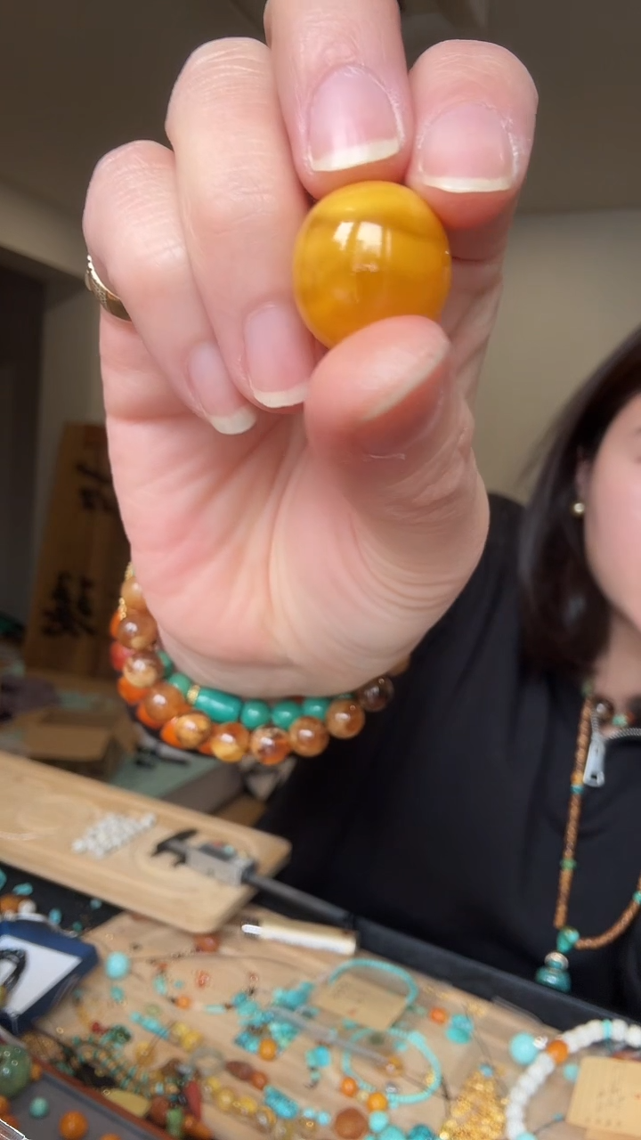 【闪购商品】蜜蜡珠宝奇石未镶嵌星辰大海专拍蜜蜡挂件