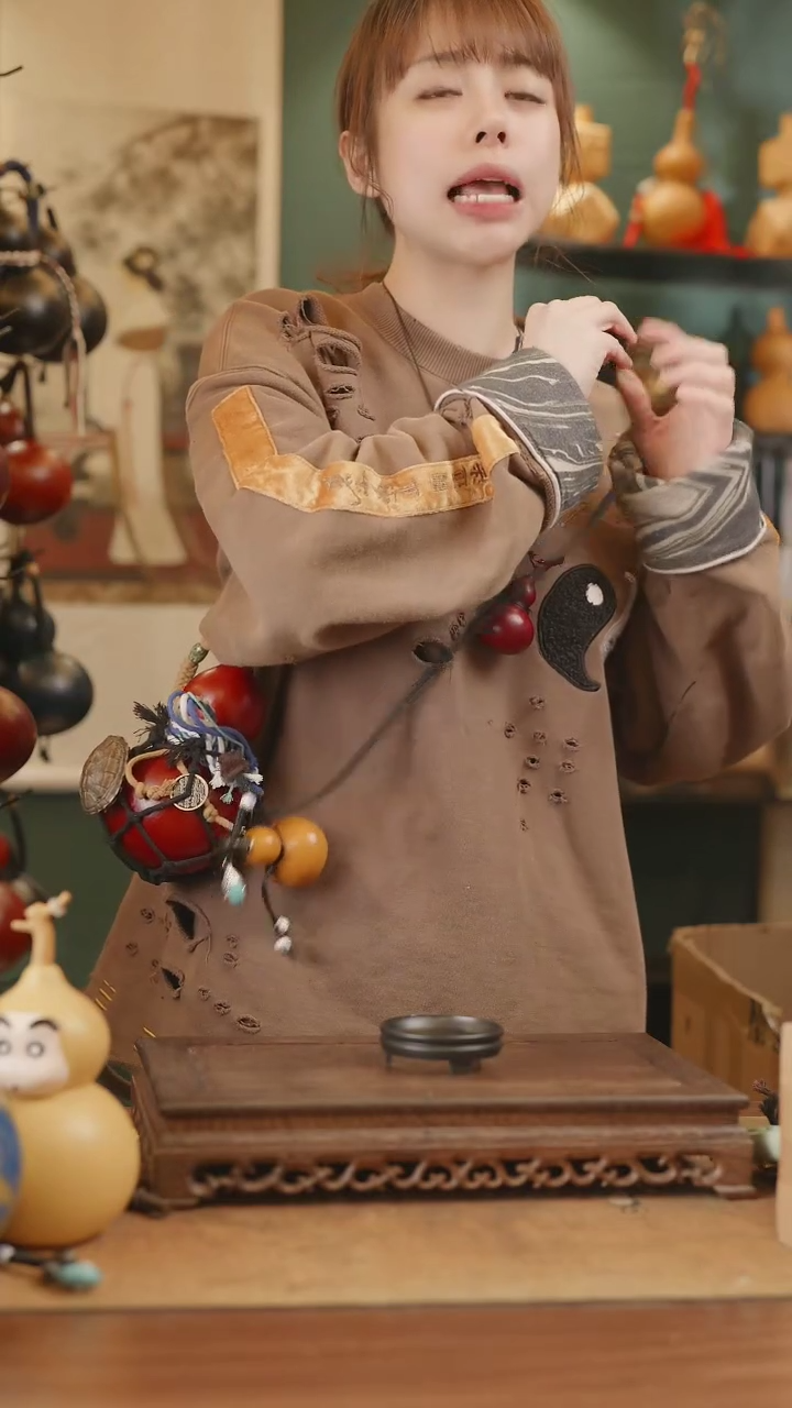 【闪购商品】317号精品天然大漆工艺防渗内胆酒葫芦~