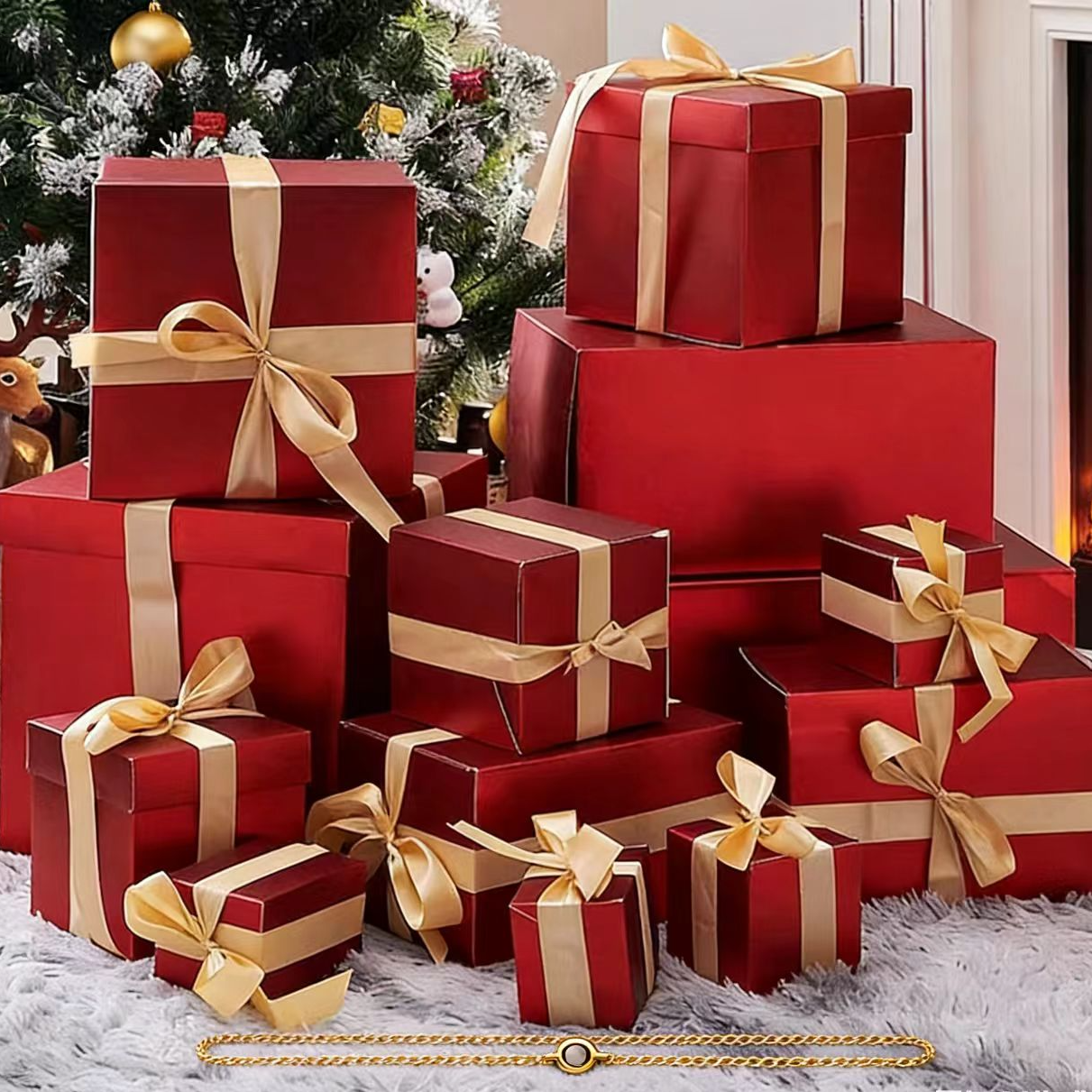 春节风格精美礼盒挂件sxx1203056