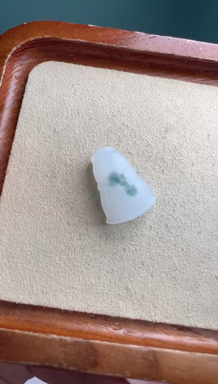 未镶嵌定制翡翠飘花竹节