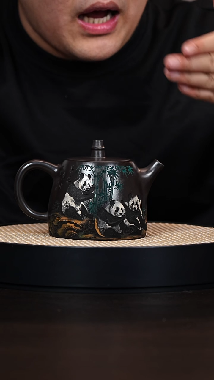 茶壶紫砂汉铎 石黄 