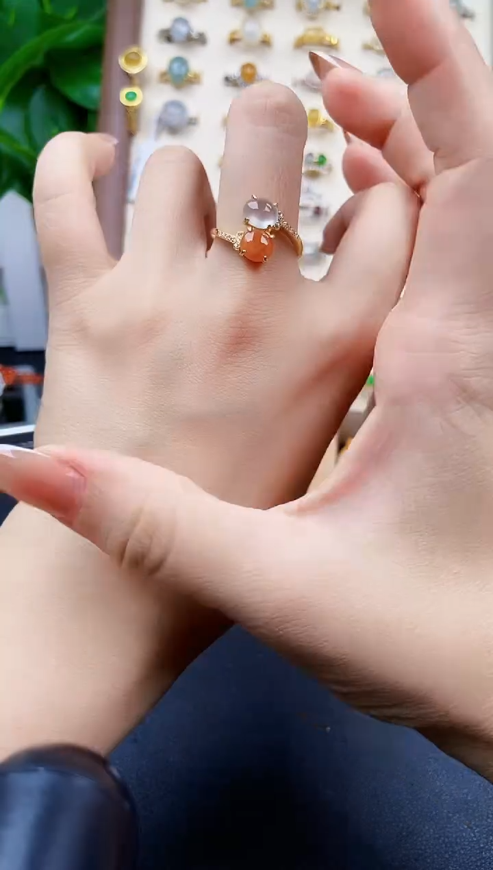 银S925镶嵌戒指翡翠12
