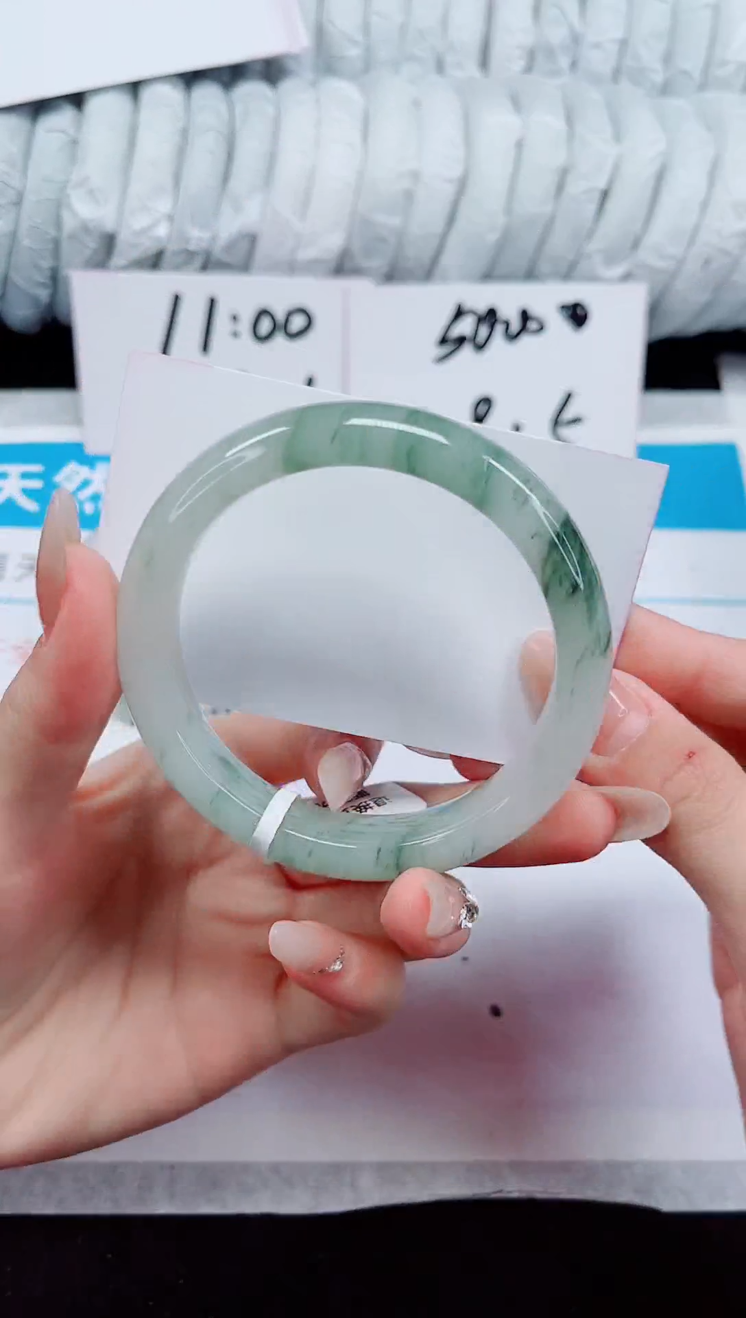 未镶嵌手镯石英质玉50-58/59