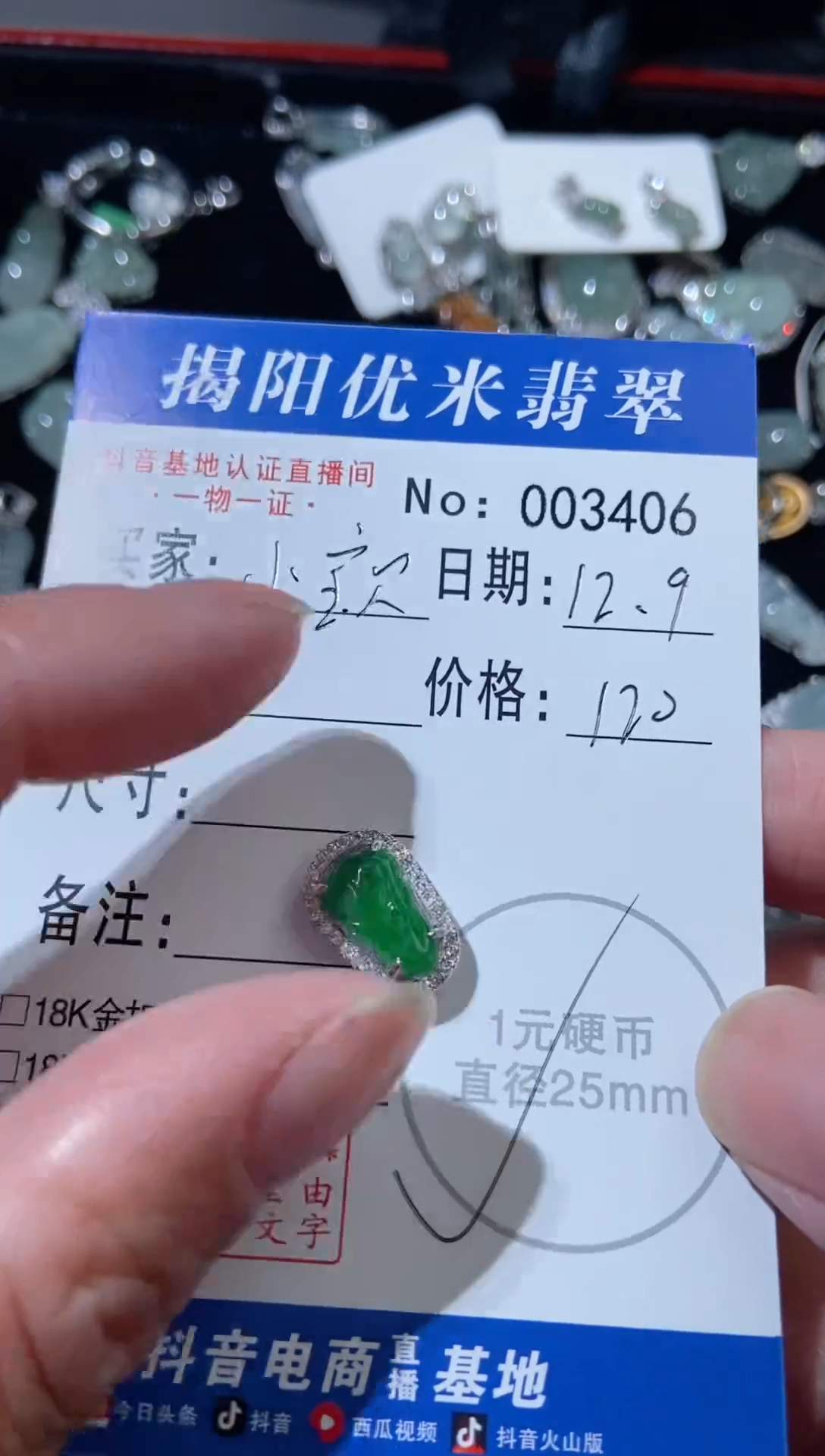 颈饰银S925镶嵌翡翠财****贝银S925镶嵌