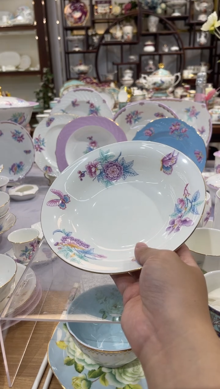 45%以上骨粉骨瓷8英寸深盘