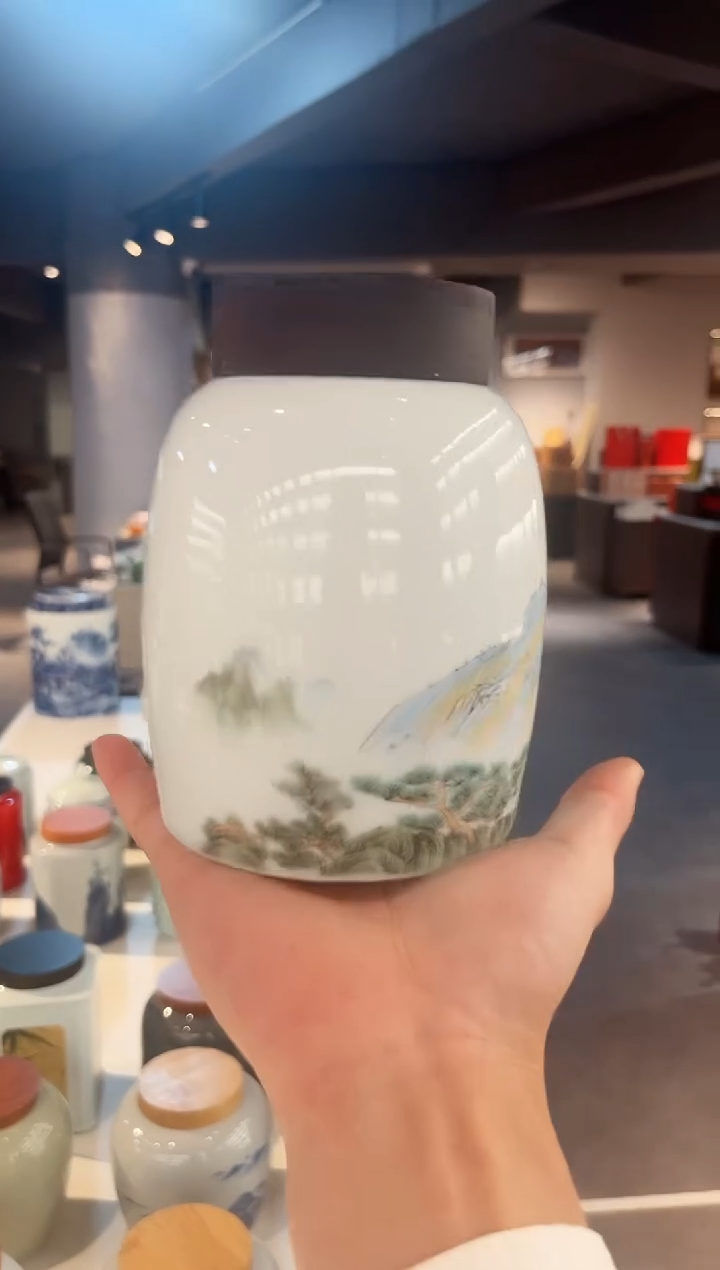 【闪购商品】白泥茶叶罐陶瓷茶叶罐