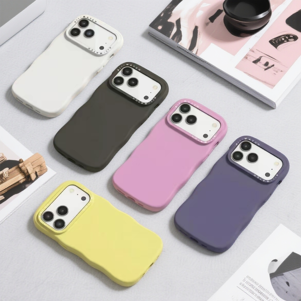 【ALL MATCH波浪液态硅胶】磁吸手机壳适用于苹果iPhone17promaxair