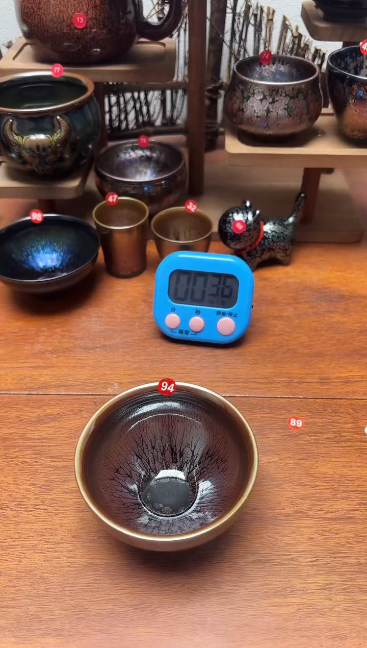 茶盏燕*94号建盏工匠茶器