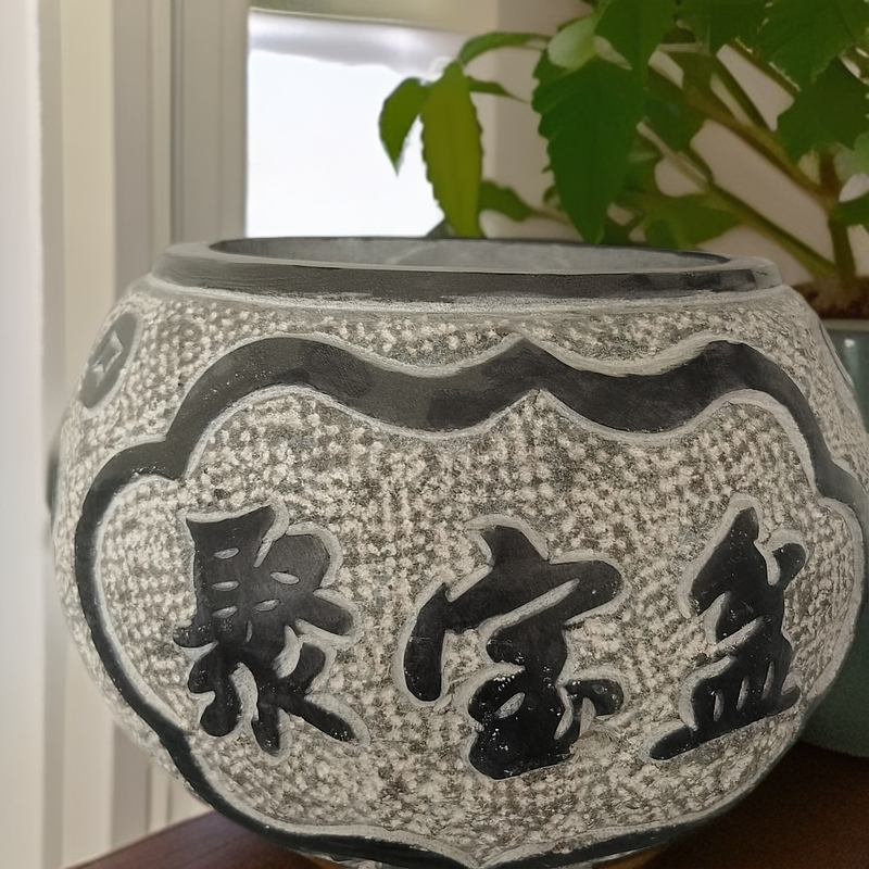 花岗岩风水盆，养鱼养花多用聚宝盆！