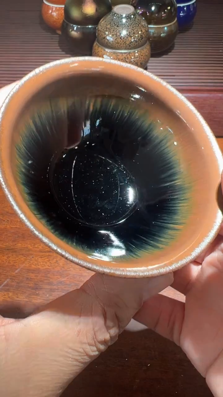 【闪购商品】茶盏39龙窑柴烧主人杯。。